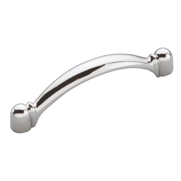 HICKORY HARDWARE Conquest Collection 3 in. (76 mm) Chrome Cabinet Door and Drawer Pull (25-Pack)