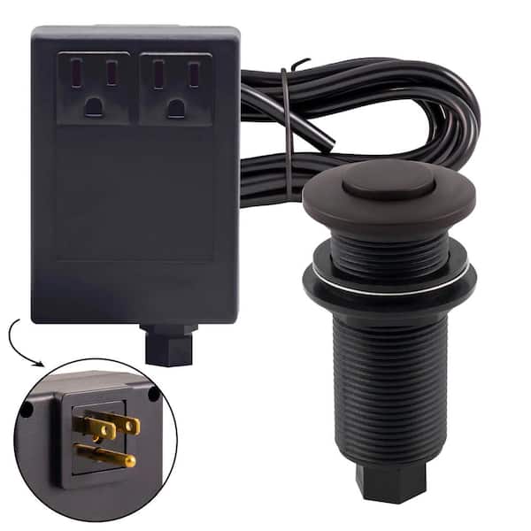 Westbrass Garbage Disposal Air Switch in Oil Rubbed Bronze