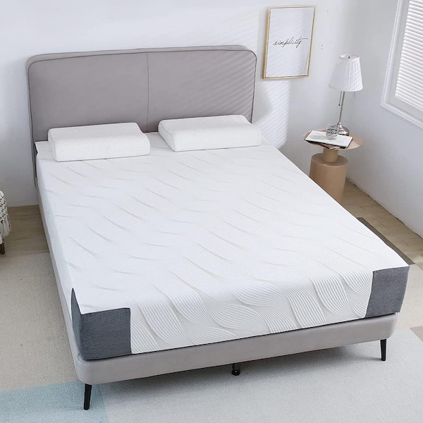 Mydepot 10 in. King Size Memory Foam and Innerspring Hybrid Mattress