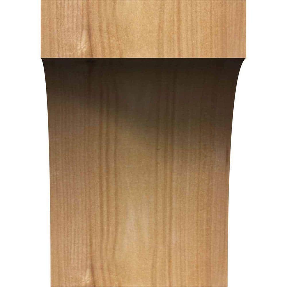 4" x 6" x 6" Western Red Cedar Rough Sawn Corbel