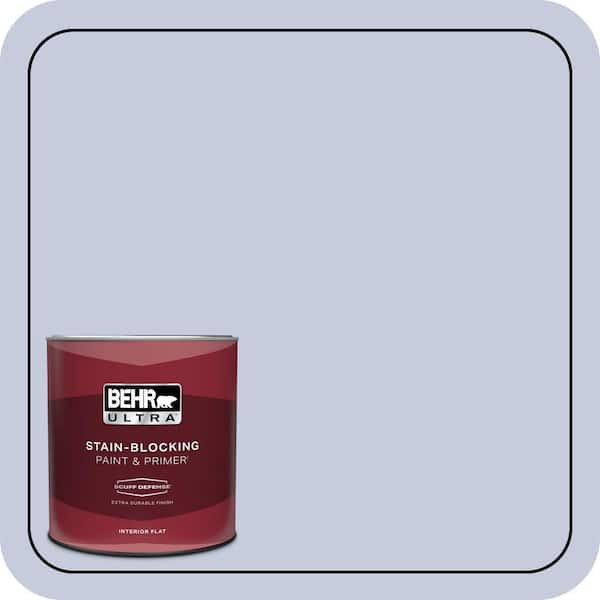 BEHR ULTRA 1 qt. #BIC-08 Sweet Lavender Extra Durable Flat Interior Paint & Primer
