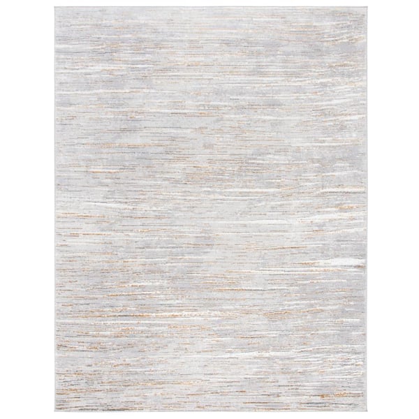 Orchard 8 ft. x 10 ft. Gray/Gold Abstract Area Rug