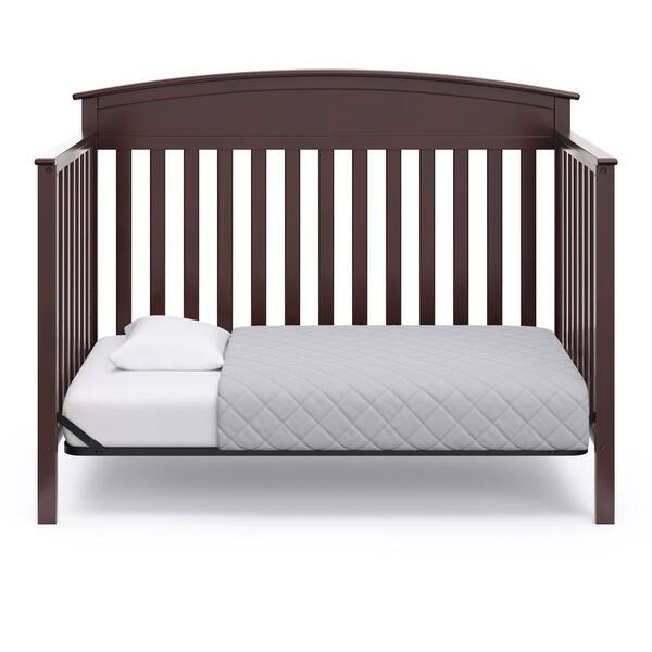 Graco Benton Espresso 4 In 1 Convertible Crib 04530 219 The Home Depot