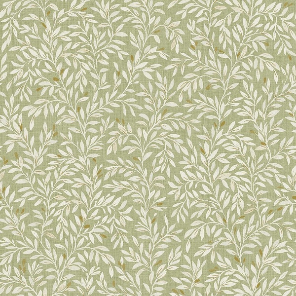 Graham & Brown NEXT Ditsy Leaf Green Removable Non-Woven Paste the Wall Wallpaper