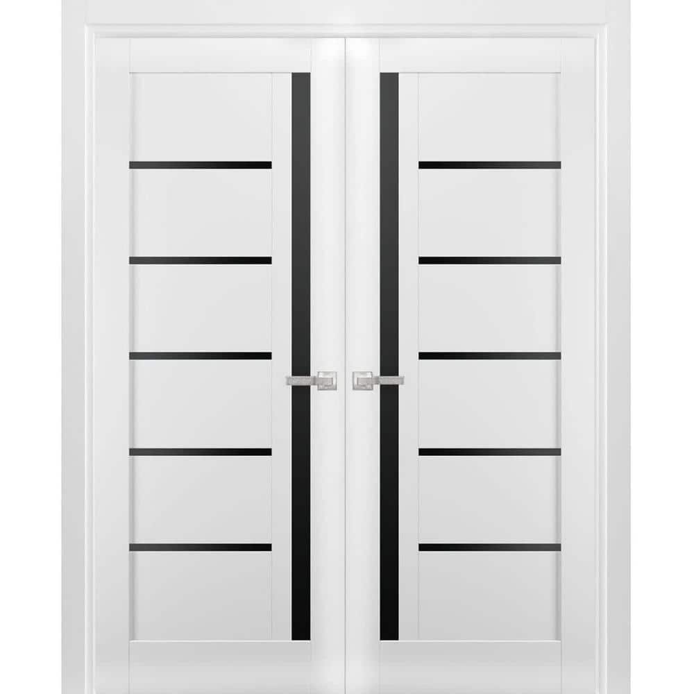 60 in. x 80 in. White Finished Universal/Reversible Solid MDF Assembly Required Interior Door Kit price history on PriceWatchPro