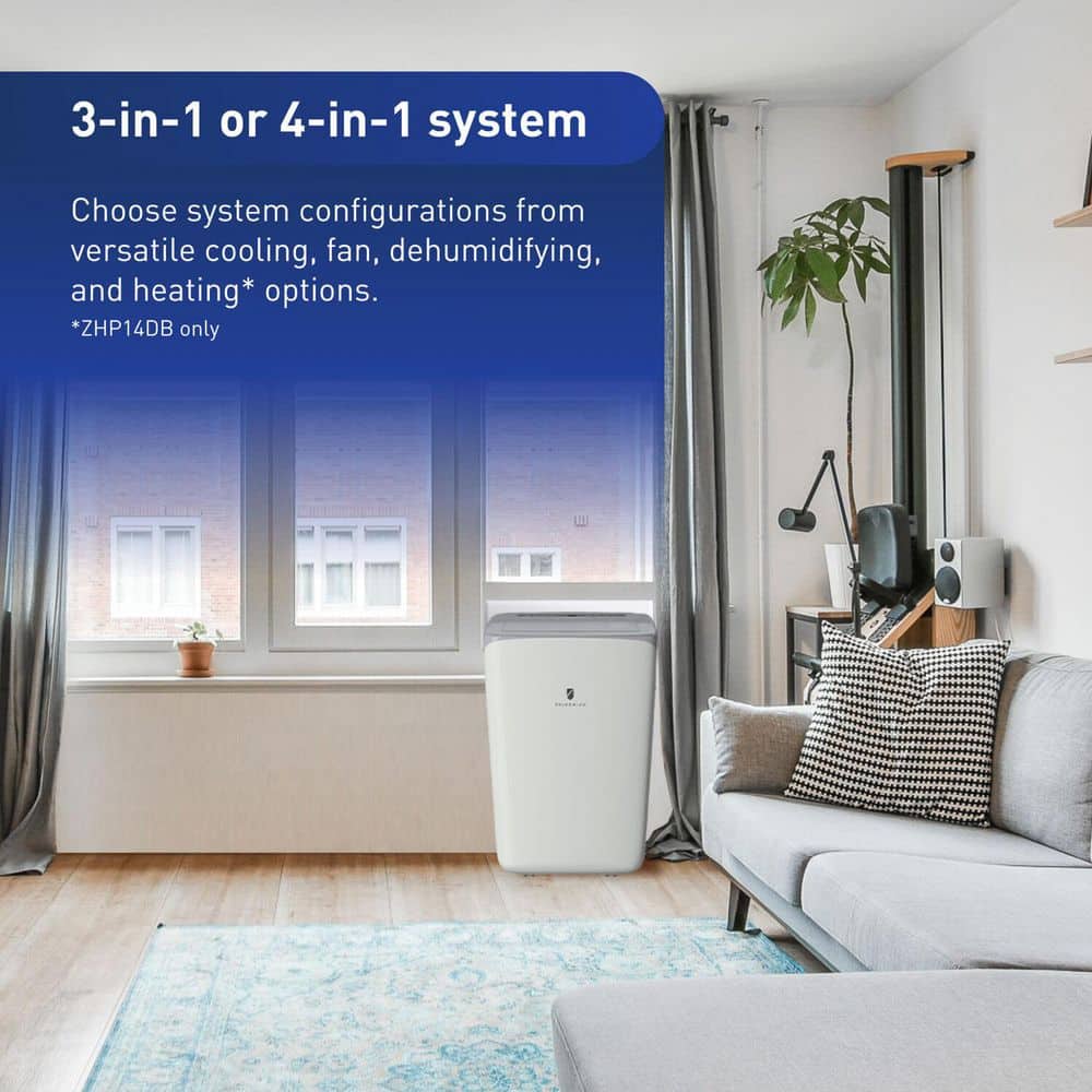 Friedrich 12,000 BTU White Portable Air Conditioner with WiFi and Remote