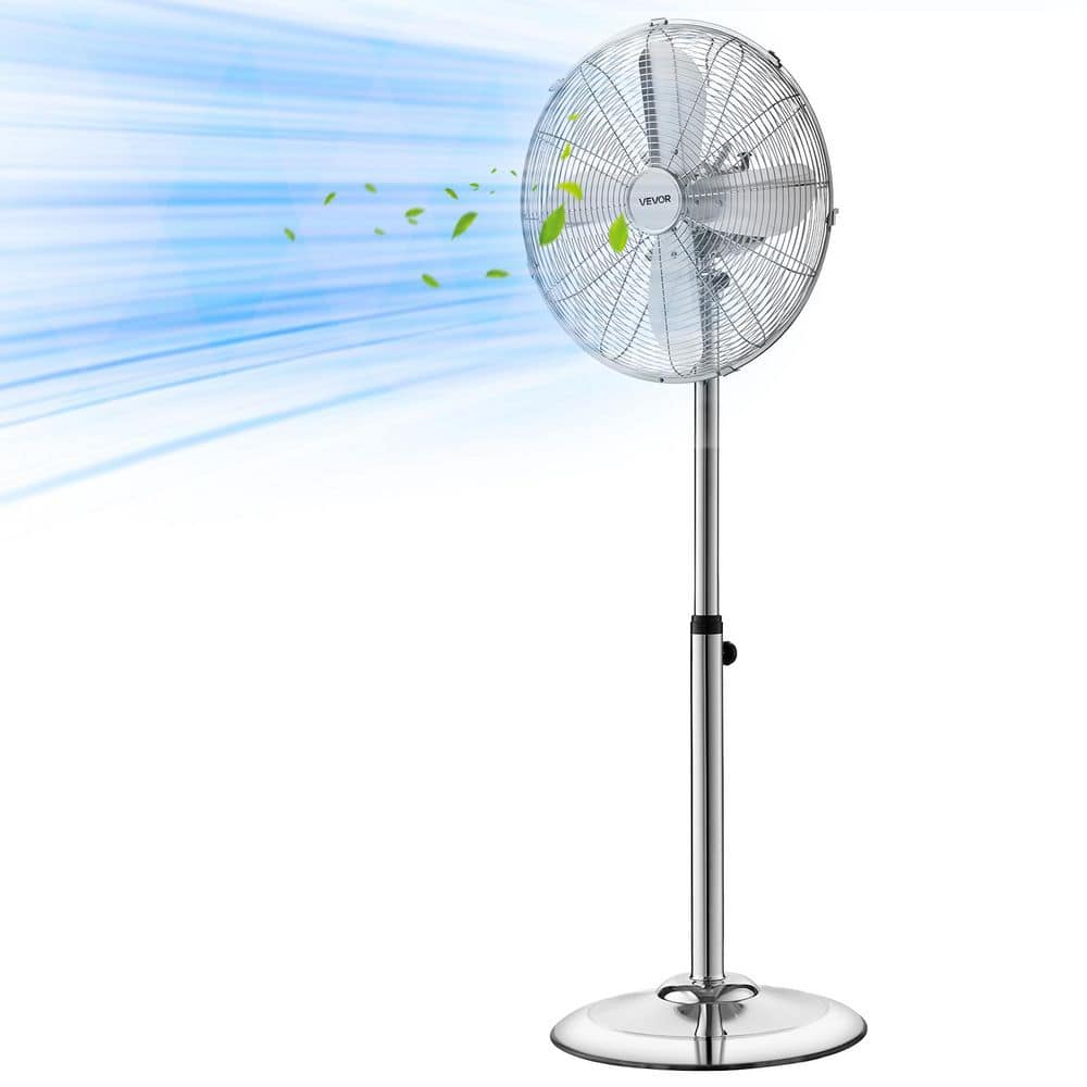 16in. High Velocity Pedestal Fan, 75° Oscillating, 3-Speed Adjustable Height, 1450 CFM Industrial Standing Floor Fan price history on PriceWatchPro