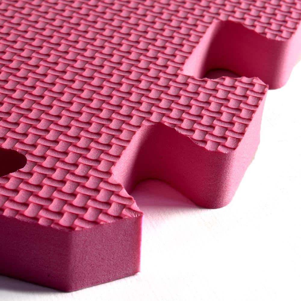 Premium Pink 24" x 24" EVA Foam Interlocking Mats