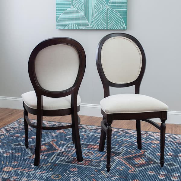 Linon Home Decor Harlee Brown Side Chair (2-Pack)