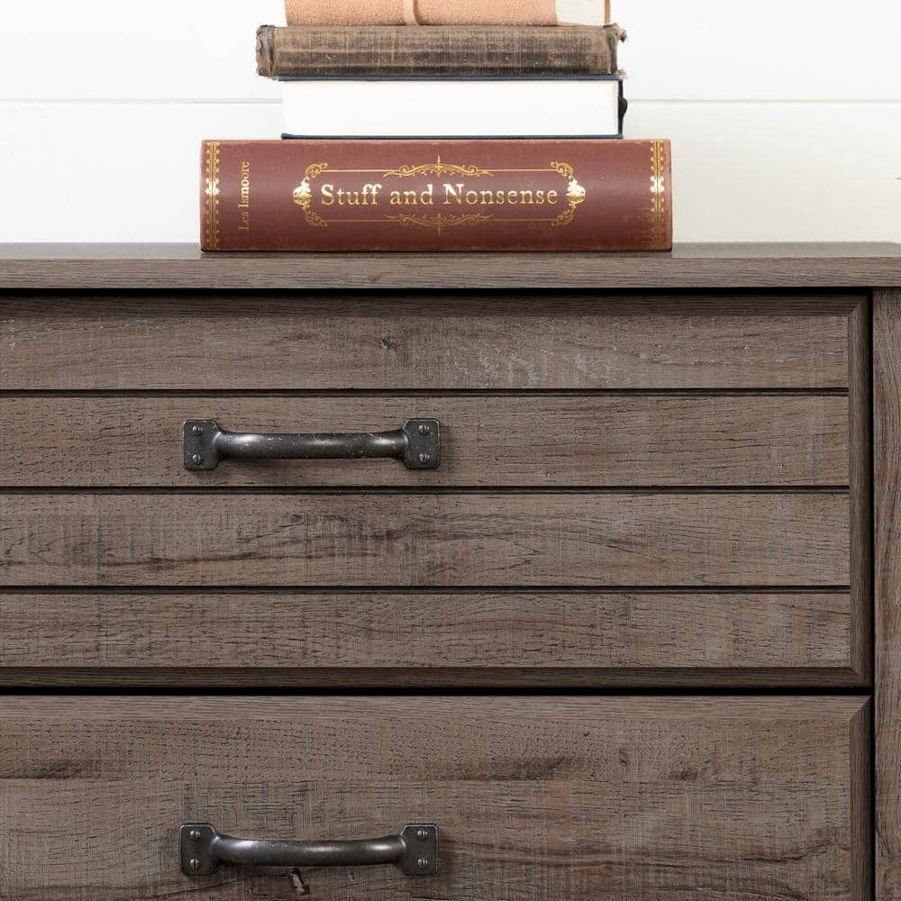 Fall Oak Double Nursery Dresser with Extra Deep Drawers