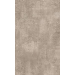Textile Print Taupe Plain Non-Woven Paste the wall Textured Wallpaper 57 sq. ft.