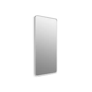 Essential 28 in. X 60 in. Rectangular Mirror in Polished Chrome