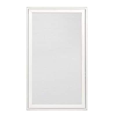 JELD-WEN 25.375 in. x 36 in. W-2500 Series White Painted Clad Wood ...