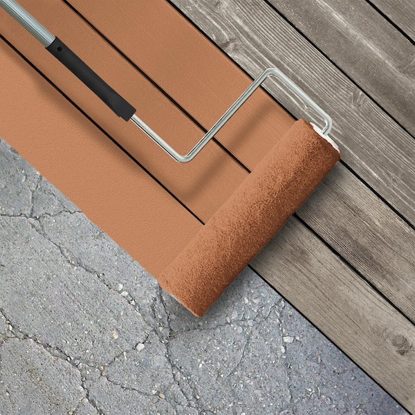 5 gal. #PFC-17 Rusty Orange Low-Lustre Enamel Interior/Exterior Porch and Patio Floor Paint