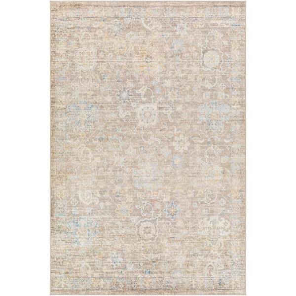 Livabliss Pertek Taupe Doormat 2 ft. x 3 ft. Indoor Area Rug