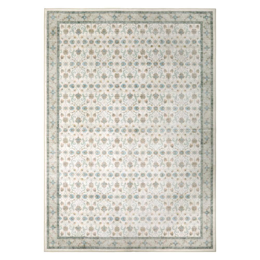 Emberlee 5 ft. X 7 ft. Sage Green Oriental Machine Washable Area Rug price history on PriceWatchPro