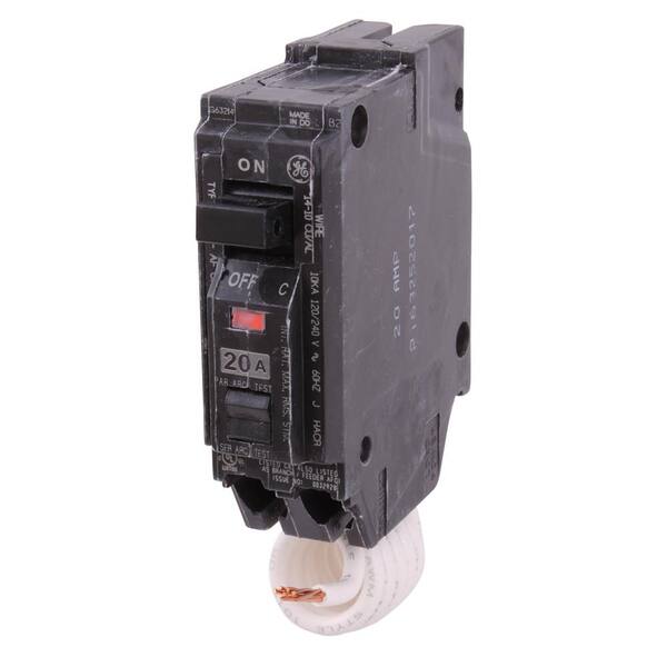 thumbnail image 2 of GE Q-Line THQL1120AFP2 20 Amp Single-Pole Arc Fault Combination Circuit Breaker - 120V, 10k AIC 2 of 6