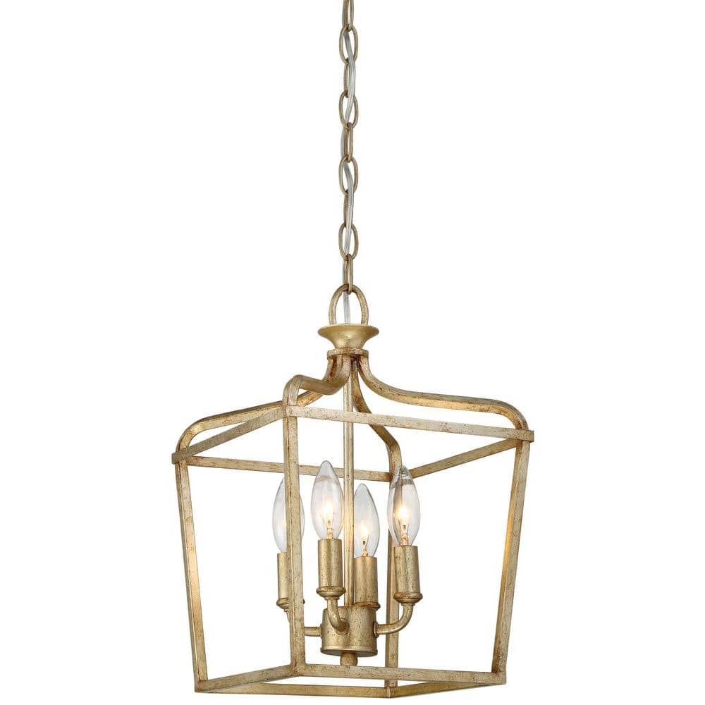 Minka Lavery Laurel Estate 4-Light Brio Gold Pendant 4445-582