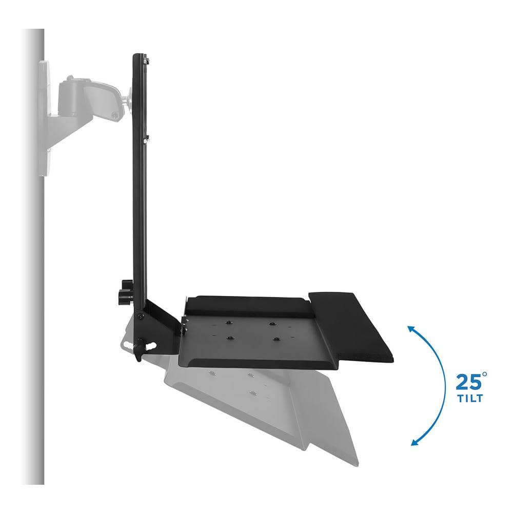 Monitor and Keyboard Wall Mount for 13 in. to 32 in. Screens - Thumbnail 2
