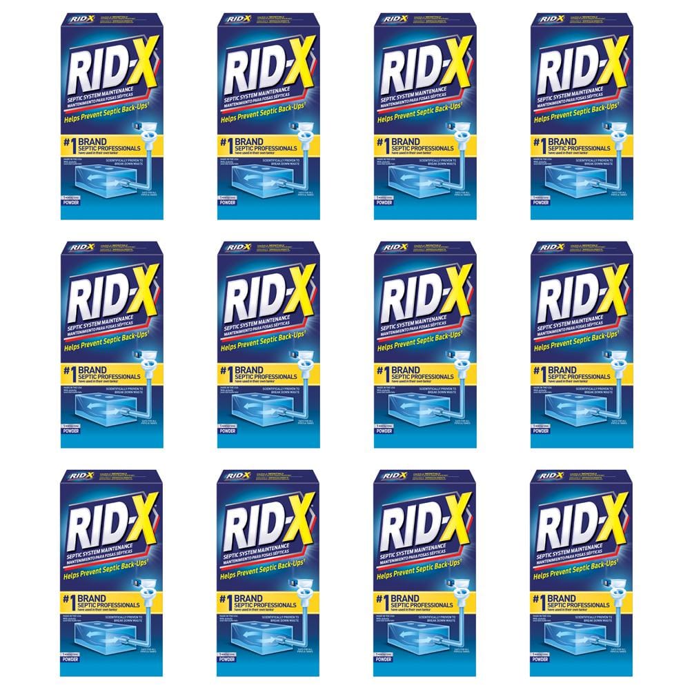 Rid-X Professional Septic System Maintenance - 1 Dose Powder - 9.8