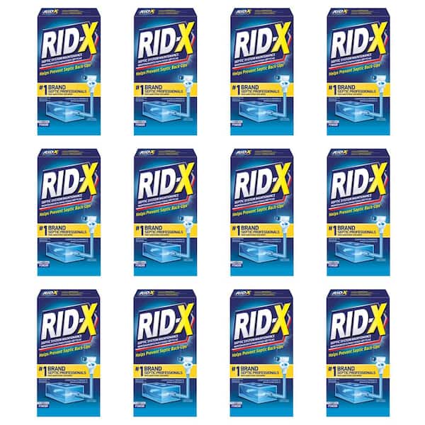 RID-X 9.8 oz. Powder Septic Tank Treatment (12-Pack)
