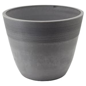 Etched 12 in. x 9.75 in. Cement Composite PSW Pot