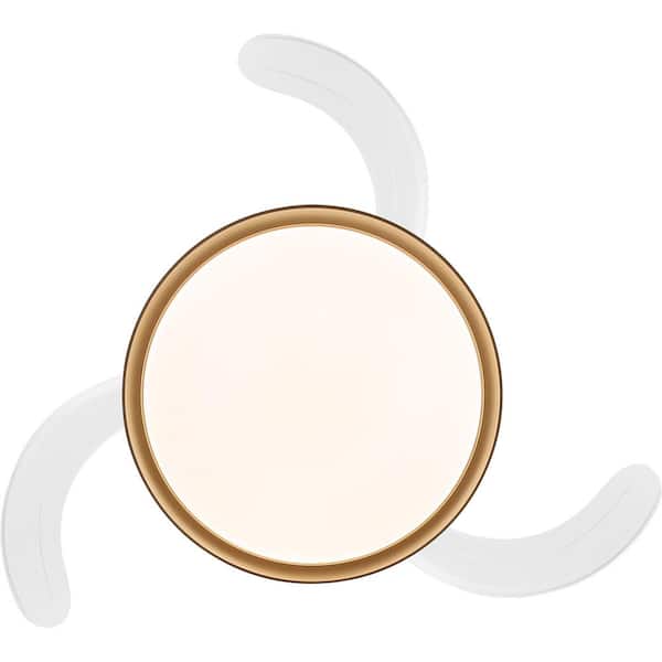 42 in. Indoor Gold Retractable Ceiling Fan with LED Light and Remote, 6-Speed Reversible Ceiling Fans