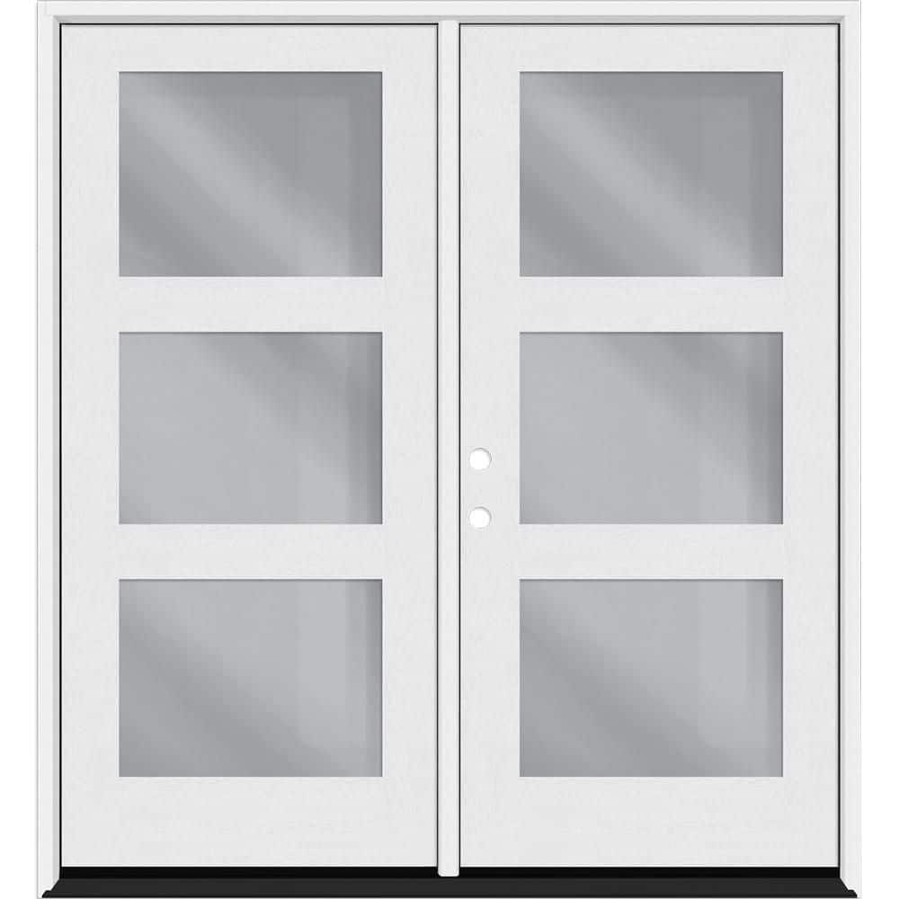 Regency 72 in. x 80 in. Modern 3L Equal Clear Glass Primed RHIS Unfinished Fiberglass Retro Patio Door with 6 in. Jamb price history on PriceWatchPro