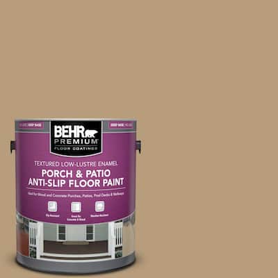 1 gal. #PFC-28 Desert Sandstone Textured Low-Lustre Enamel Interior/Exterior Porch and Patio Anti-Slip Floor Paint