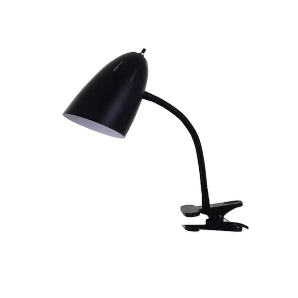 Tensor Black Gooseneck Clip Lamp