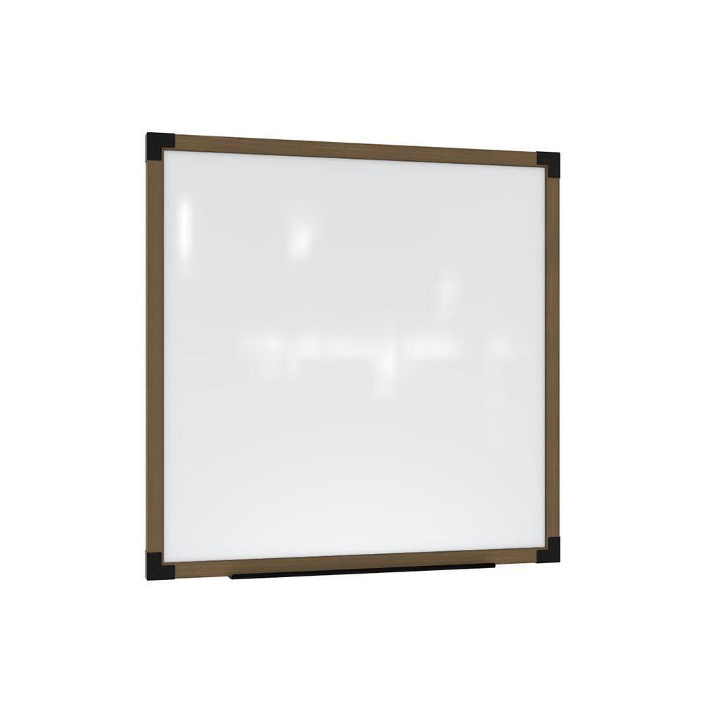 ghent Prest 48 in. x 48 in. Whiteboard with Wood Frame, 1Pack