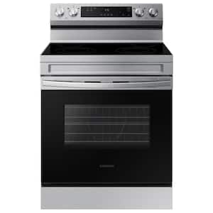 Amana - AER6303MMS - 30-inch Amana® Electric Range with Extra-Large Oven  Window-AER6303MMS