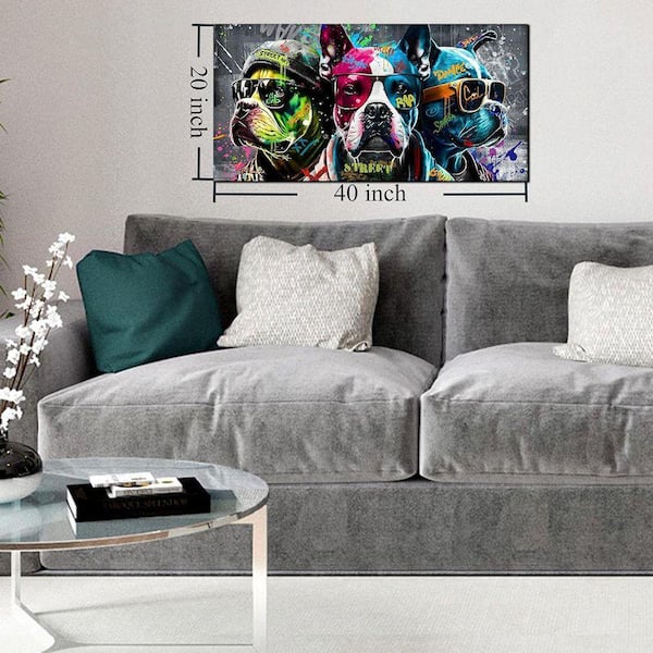 20x40 Large Canvas Wall Art for Bedroom Living Room Funny Graffiti