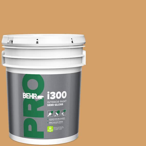 BEHR PRO 5 gal. MQ4 08 Golden Aura Semi Gloss Interior Paint