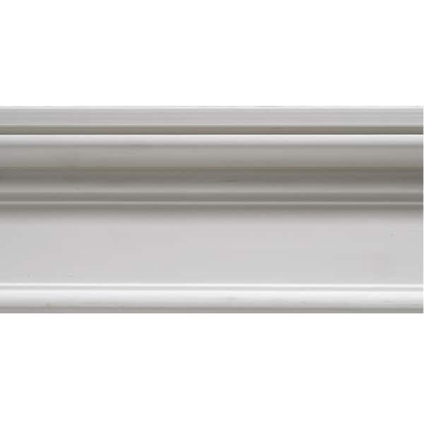 Ornamental Mouldings OML13G-4FT .75 in. D X 3.5 in. W X 47.5 in. L Primed White Hardwood Casing Moulding