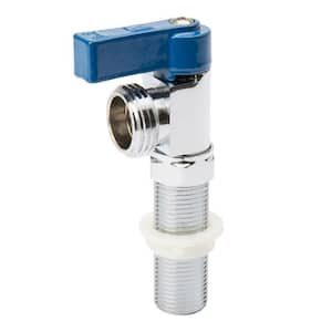 1/2-in COMP Chrome-Plated Brass Front Operated Washing Machine Valve