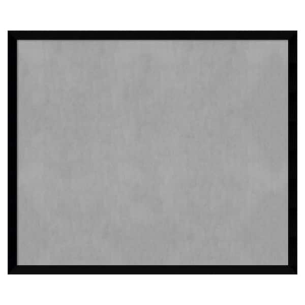 Amanti Art Black Museum 51 in. x 43 in. Framed Magnetic Board