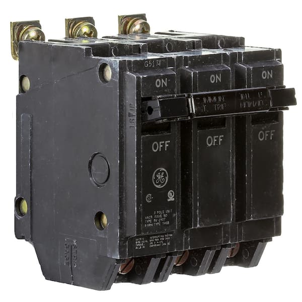 Details about   GE General Electric type THQD 3 pole 20 amp bolt in breaker 