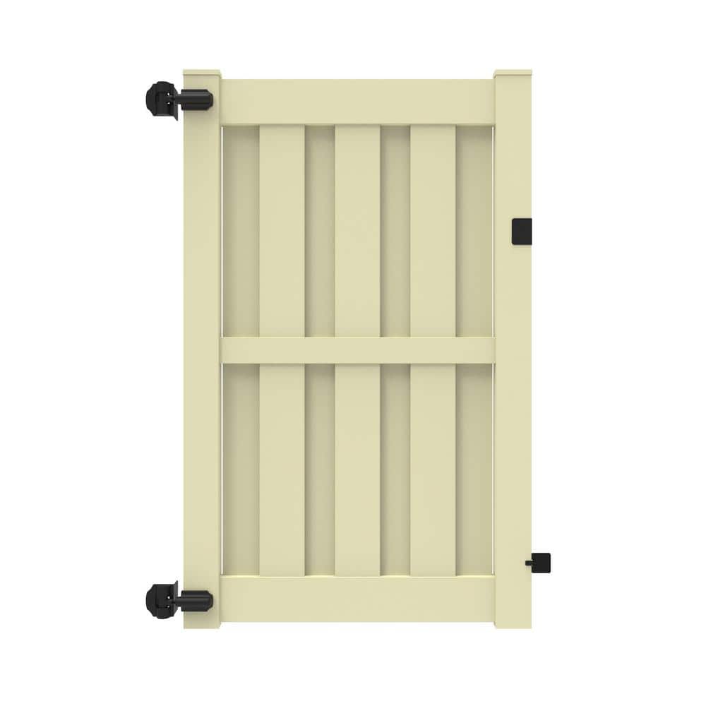 Barrette Outdoor Living Palisade 4 ft. x 6 ft. Sand Vinyl Shadowbox