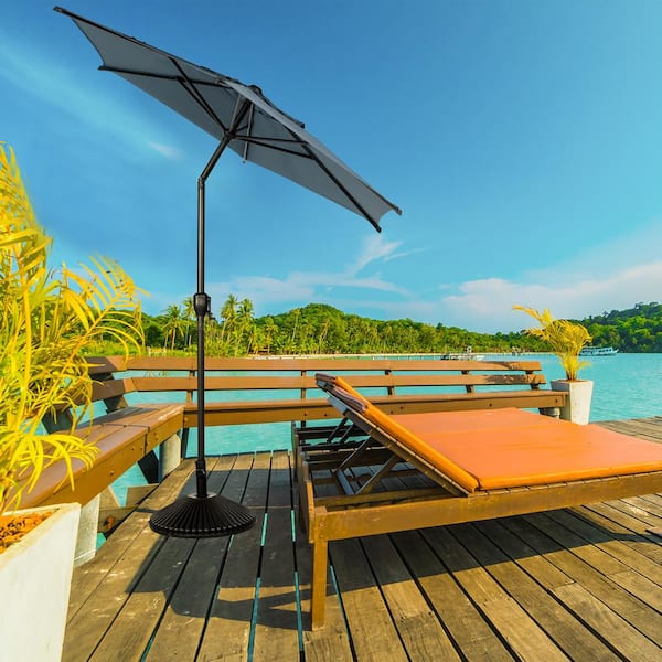 eliteshade patio umbrella EliteShade 9-ft Aluminum Market Patio Umbrella at Lowes.com
