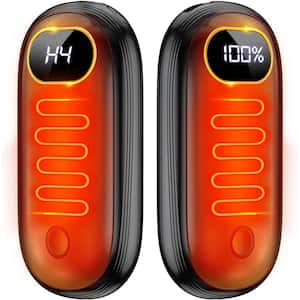 7000mAh Portable Electric Hand Warmers Rechargeable Up to 18Hrs Warmth, Reusable Heat Up to 131F for Man Women (2-Pack)