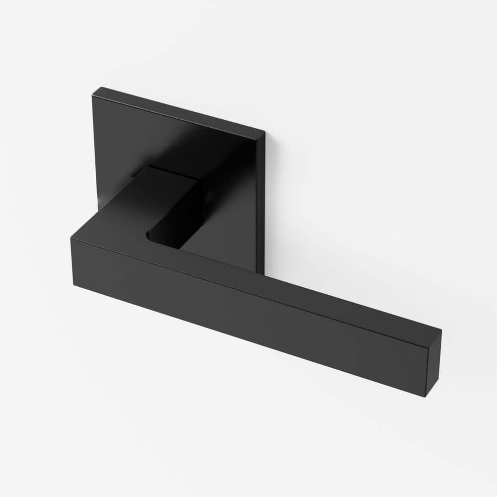 McBowery Allen Matte Black Double Dummy Modern Door Lever MB