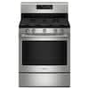 Maytag 30 in. 5 Burners Freestanding Gas Range in Fingerprint Resistant Stainless Steel with High Temp Self Clean 0