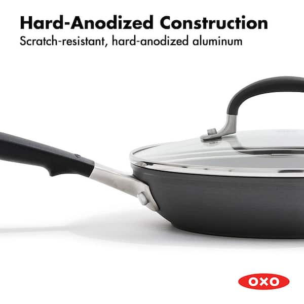 OXO Agility Ceramic Nonstick 5qt Saute Pan with Lid