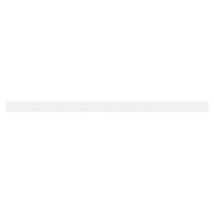 Hampton/Shaker 91.5 in. W x 0.204 in. D x 4.375 in. H Kitchen Cabinet Toe Kick in Satin White