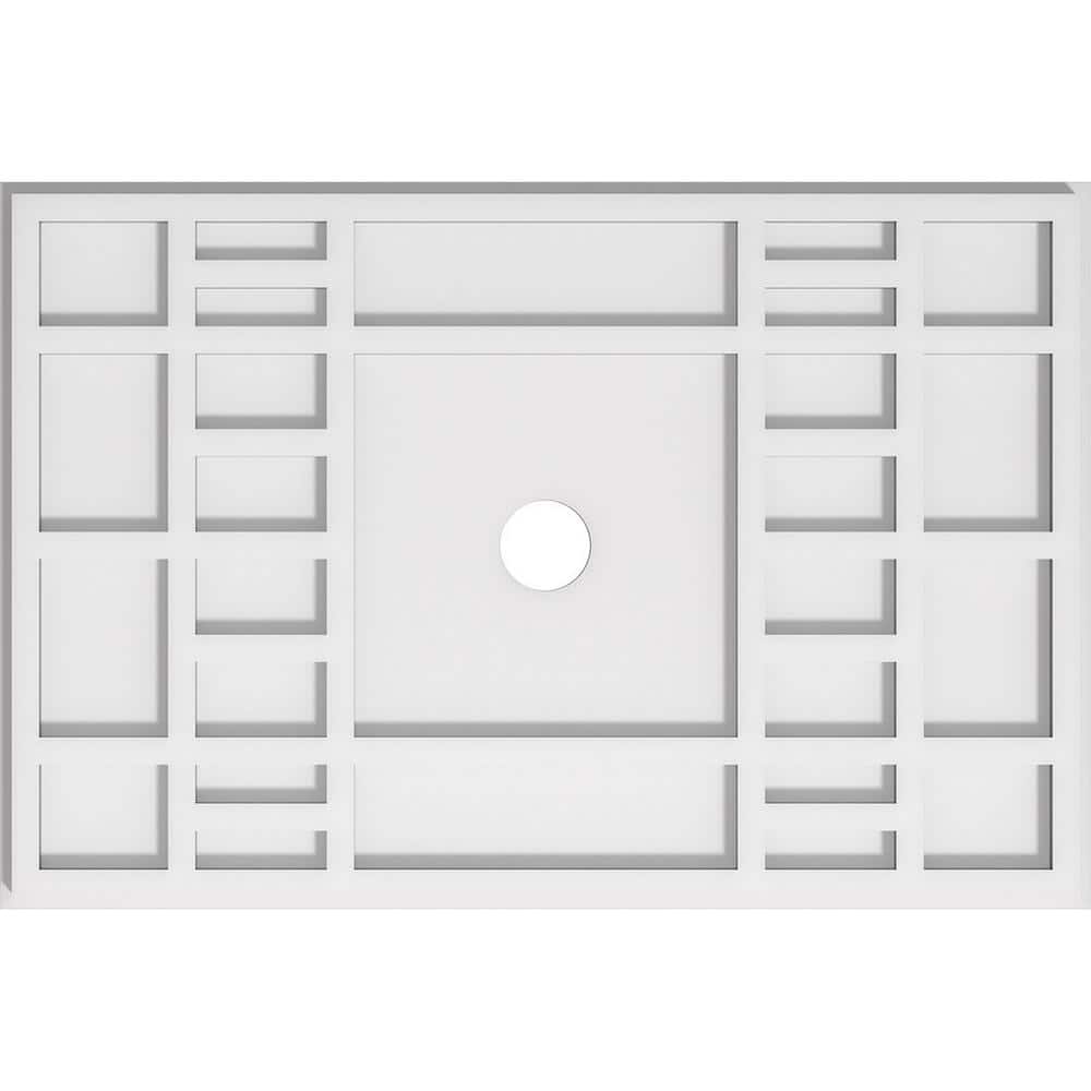24 in. W x 16 in. H x 2 in. ID x 1 in. P Beaux Architectural Grade PVC Contemporary Ceiling Medallion price history on PriceWatchPro