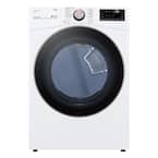 7.4 cu. ft. Ultra Large White Smart Gas Vented Dryer with Sensor Dry, TurboSteam and Wi-Fi Enabled