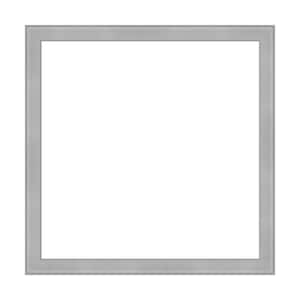 Mirror Makeover VistBrushed Nickel 37.25 in. W x 37.25 in. H Bathroom Mirror Frame Border Kit-Fits a 36 x 36 Mirror