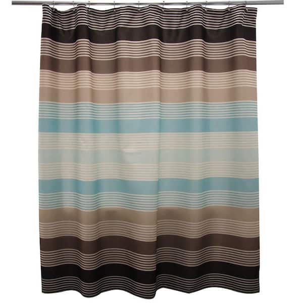 Famous Home Fashions Eton Beige Shower Curtain