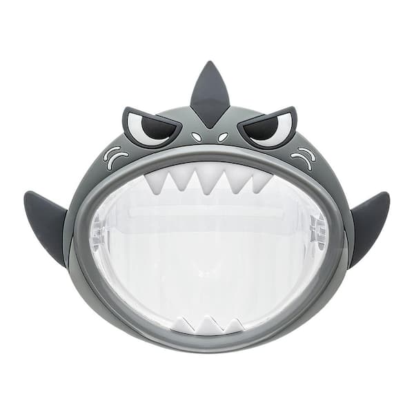 Poolmaster Grey Shark Kids Scuba Swimming Pool Face Mask
